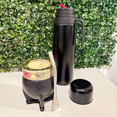 COMBO 76 - Mate Imperial, Termo y Bombilla