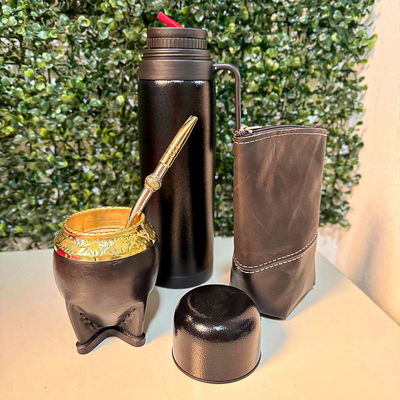 COMBO 104 - Mate Torpedo, Termo, Yerbera y Bombillón
