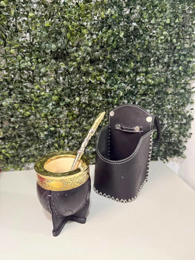 PROMO 9 - Mate Imperial, Bombillón + Porta Mate para Auto de REGALO.