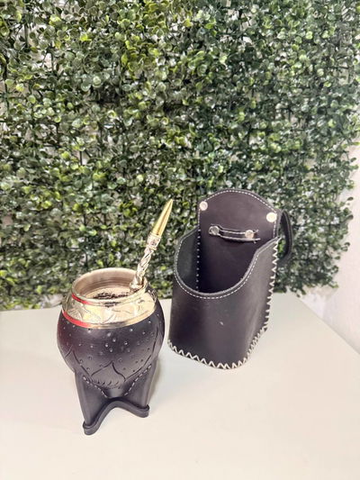 PROMO 7 - Mate Torpedo, Bombillón + Porta Mate para Auto de REGALO.