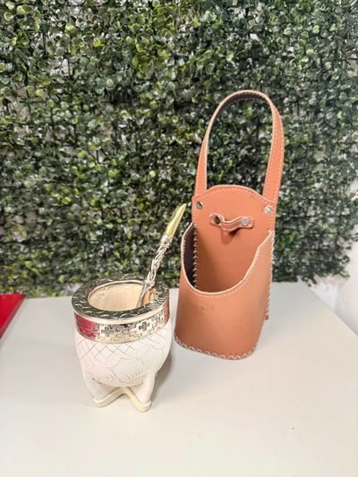 PROMO 11 - Mate Imperial, Bombillón + Porta Mate para Auto de REGALO.