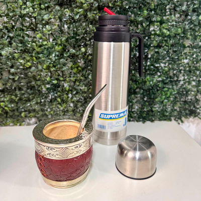 PROMO 16 - Mate Imperial ROMA, Termo + Bombilla de REGALO