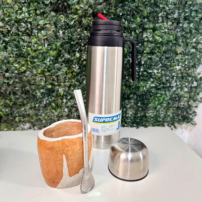 PROMO 17 - Mate RANCHERO, Termo + Bombilla de REGALO