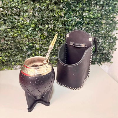 PROMO 7 - Mate Torpedo, Bombill贸n + Porta Mate para Auto de REGALO.