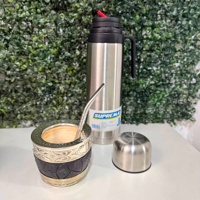 PROMO 13 - Mate Imperial ROMA, Termo + Bombilla de REGALO