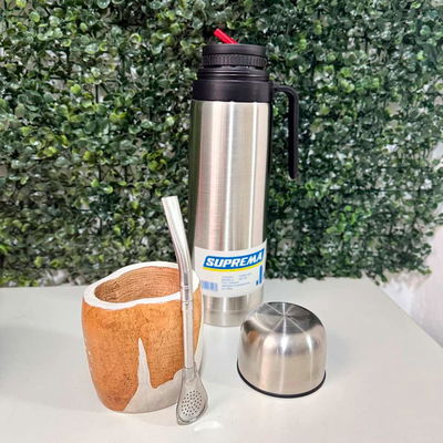 PROMO 17 - Mate RANCHERO, Termo + Bombilla de REGALO