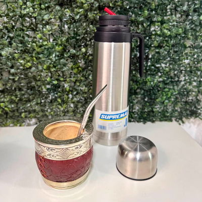 PROMO 16 - Mate Imperial ROMA, Termo + Bombilla de REGALO