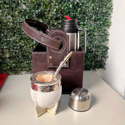 COMBO 187 - Mate Imperial, Termo, Canasta Matera y Bombillón