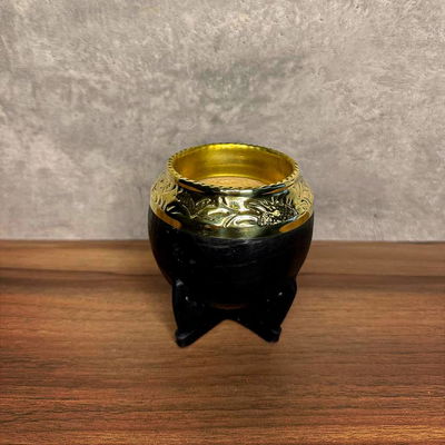 Mate Torpedo PREMIUM, Virola Bronce, Cuero Liso - Modelo 6