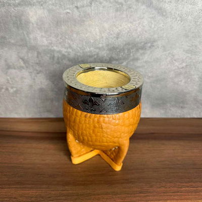 Mate Imperial PREMIUM, Virola Alpaca, Apliques, Cuero CROCCO - Modelo 2