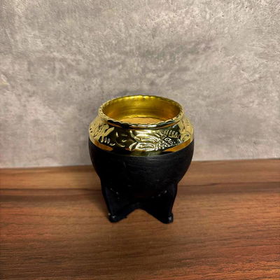 Mate Torpedo PREMIUM, Virola Bronce, Cuero Liso - Modelo 7