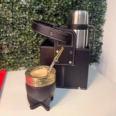 COMBO 195 - Mate Imperial, Termo, Matera y Bombillón