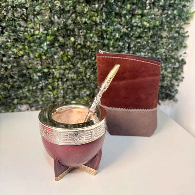 COMBO 200 - Mate Imperial, Yerbera y Bombillón