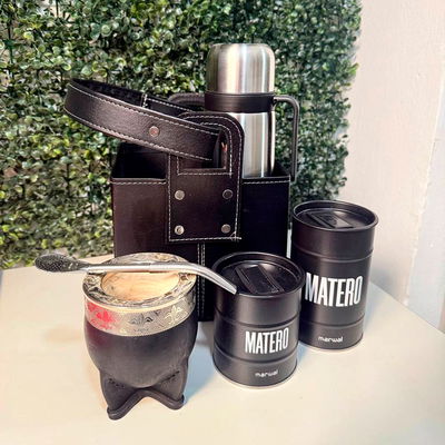 PROMO 28 - Mate Imperial, Termo, Matera, Bombilla + SET LATAS de REGALO