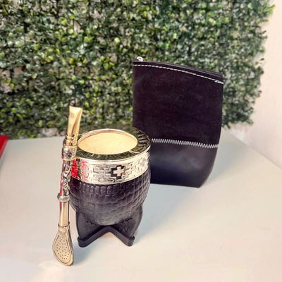 COMBO 201 - Mate Imperial, Yerbera y Bombillón