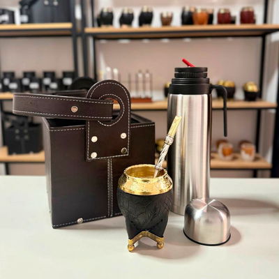 COMBO 212 - Mate Torpedo EXCLUSIVO, Termo, Canasta y Bombillón