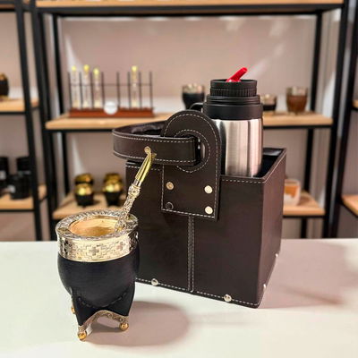 COMBO 218 - Mate Imperial, Termo, Canasta y Bombillón