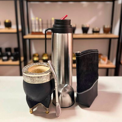 COMBO 225 - Mate Imperial, Termo, Yerbera y Bombilla