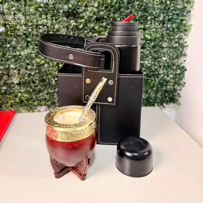 COMBO 172 - Mate Imperial, Termo, Canasta Matera y Bombillón