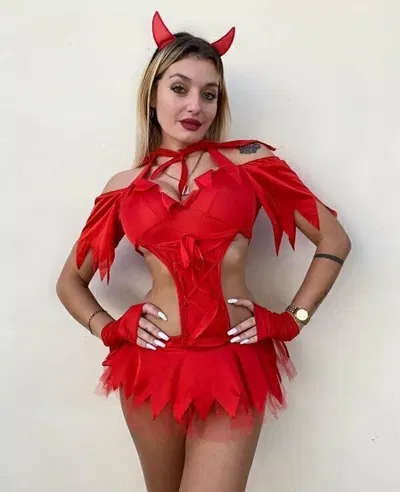 Disfraz de Diablita Pasionel Premium