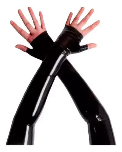Guantes vinilo negro