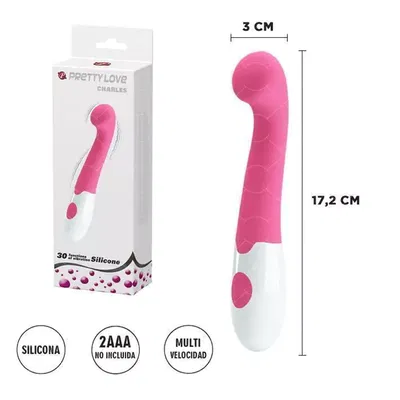Vibrador masajeador femenino con 30 funciones de vibracion 