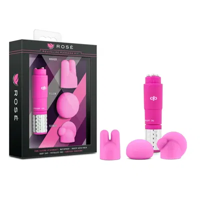 Estimulador Vibrador con Accesorios Blush