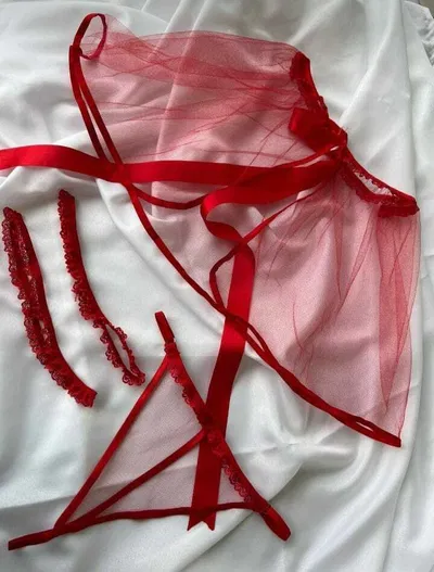 Set Mariel (Pollerita + ligas + Less)