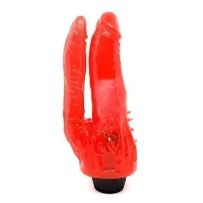 Vibrador doble rojo