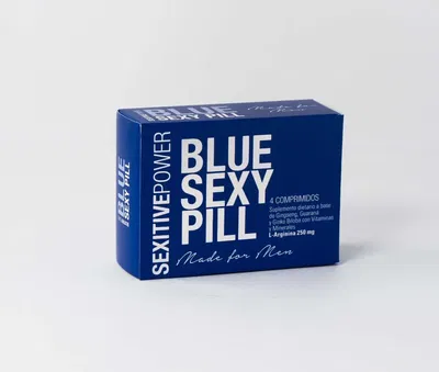 Capsulas Vigorizantes Masculinas Blue Sexy Pill x4