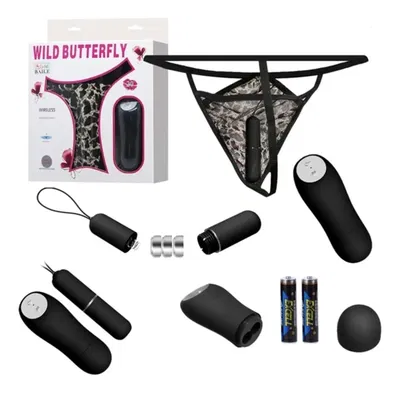 Tanga con vibrador y control inalambrico