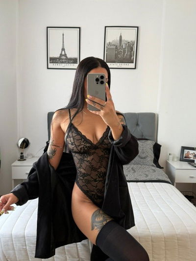 Body de encaje negro 