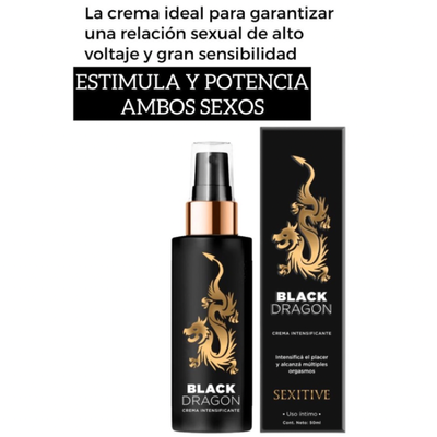 Crema Lubricante Black Dragón para pareja