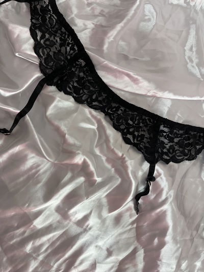 Portaligas de encaje