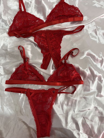 Pack 2 conjuntos rojo 90