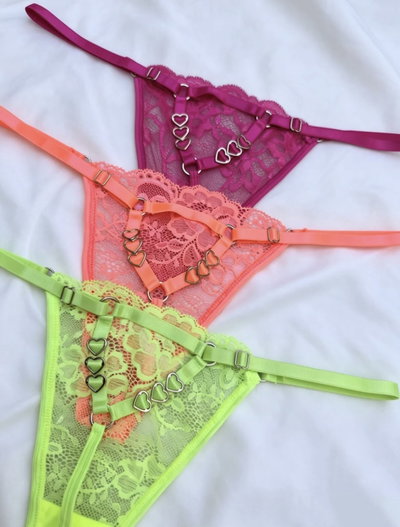 Pack corazon fluo regulable (x3U)