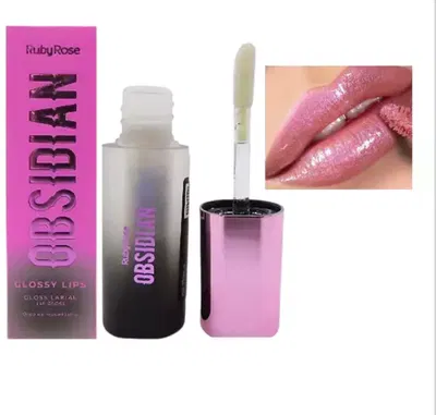Labial Glossy Tono Sunstone - OBSIDIAN Ruby Rose