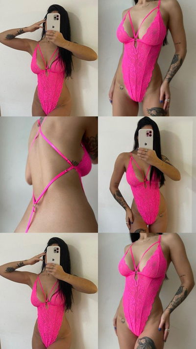 Body hilo rosa fluo
