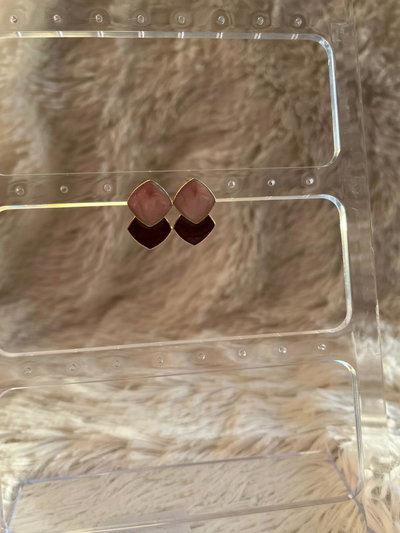 PASANTE COMBINADO ROSA Y BORDO 