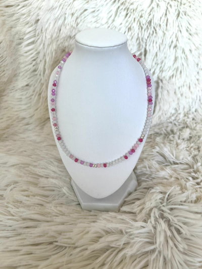 CRISTAL DE ROCA COMBINADO TONOS ROSAS