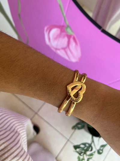 ESCLAVA CORAZÓN CRUZADO