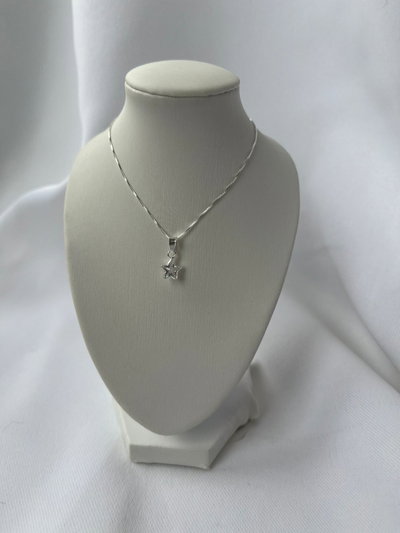 ESTRELLA CUBIC BLANCO COLGANTE