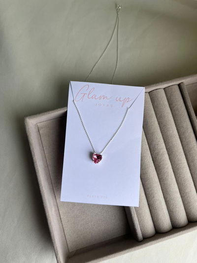 CORAZÓN CUBIC FUCSIA