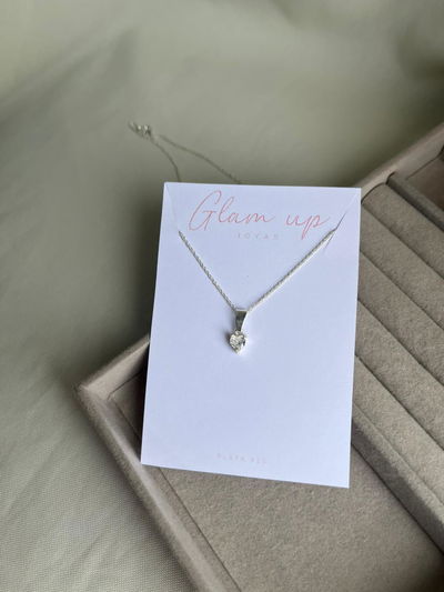 CORAZÓN CUBIC BLANCO