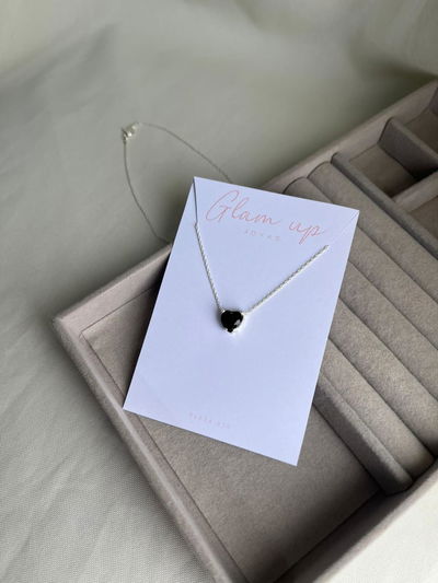 CORAZÓN CUBIC NEGRO