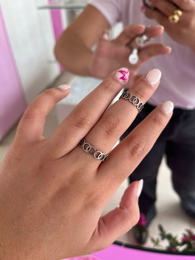 ANILLO CIRCULO CALADO