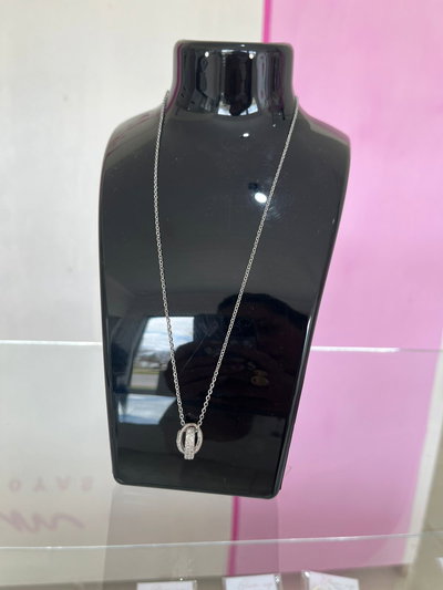 CADENA DIJE CIRCULO CON MICROPAVE