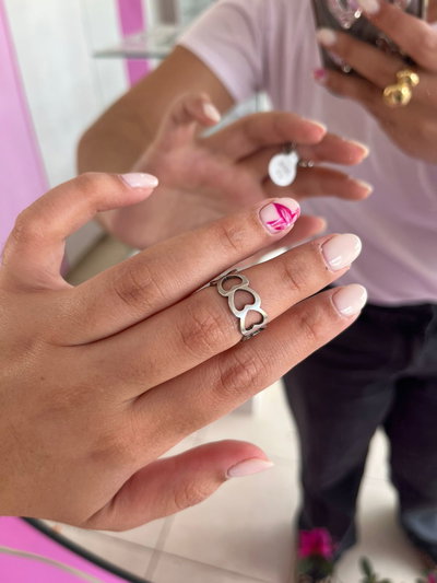 ANILLO CORAZONES GRANDE