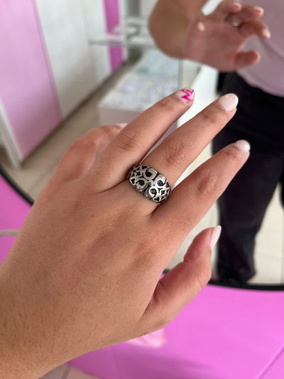 ANILLO BOMBE DISEÑO INFLADO