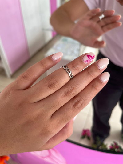 ANILLO CORAZONES FINO